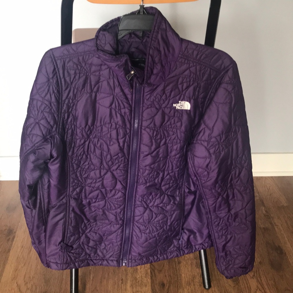 Authentic Used purple north face jacket